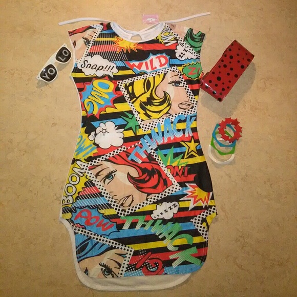 Bodycon Dresses & Skirts - Nwt Comic Strip shirt dress